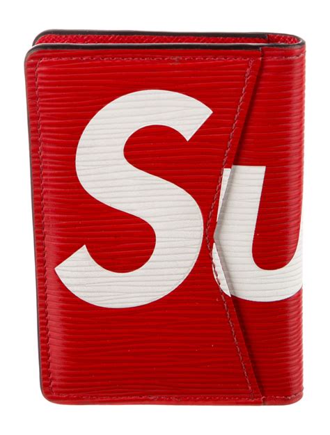 louis vuitton x supreme card holder price